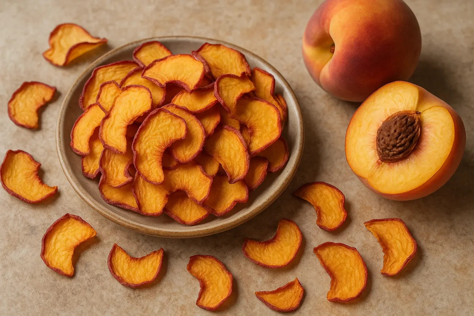 Фруктовые чипсы персик, 100 гр. фото 1